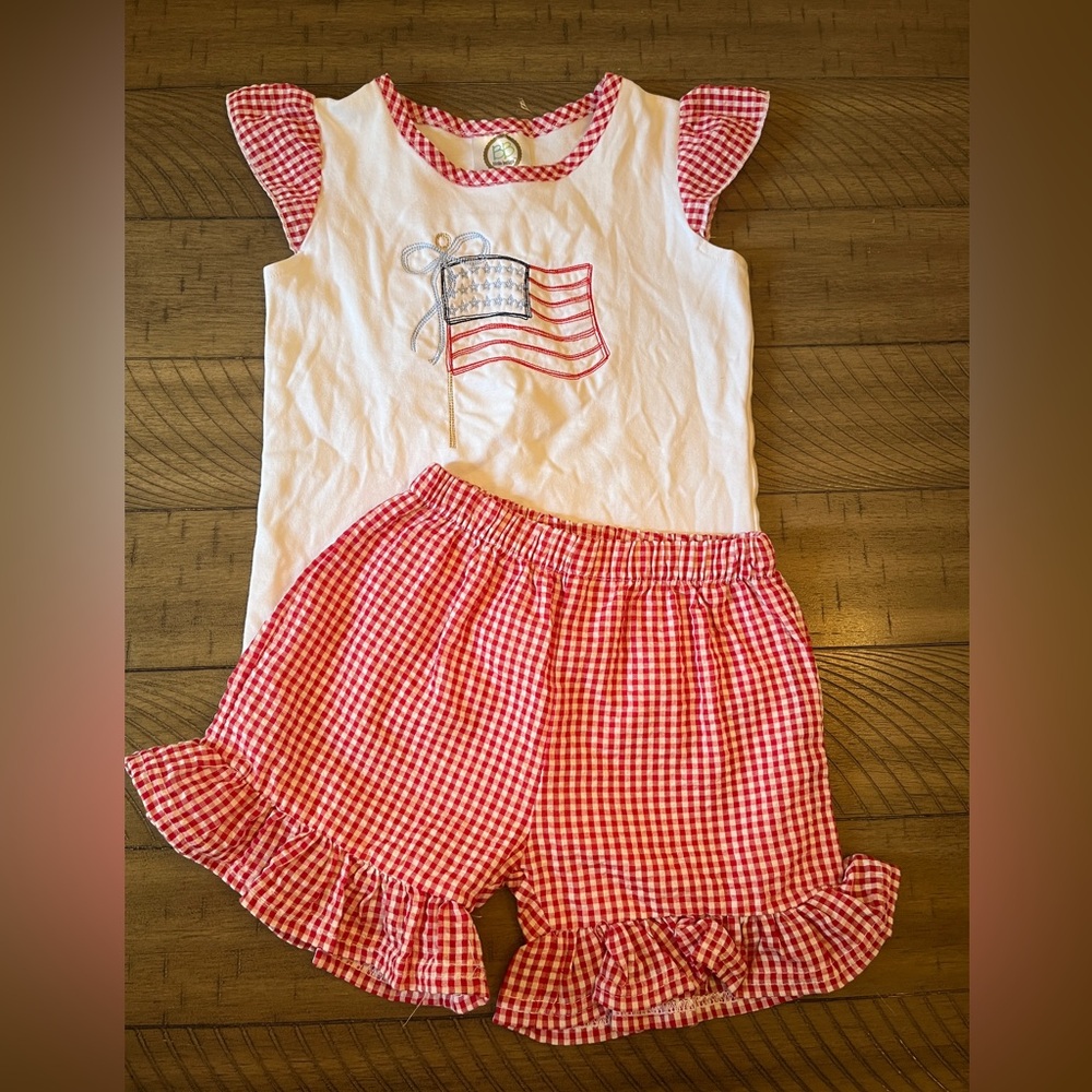 Blanks Boutique size 6 patriotic outfit